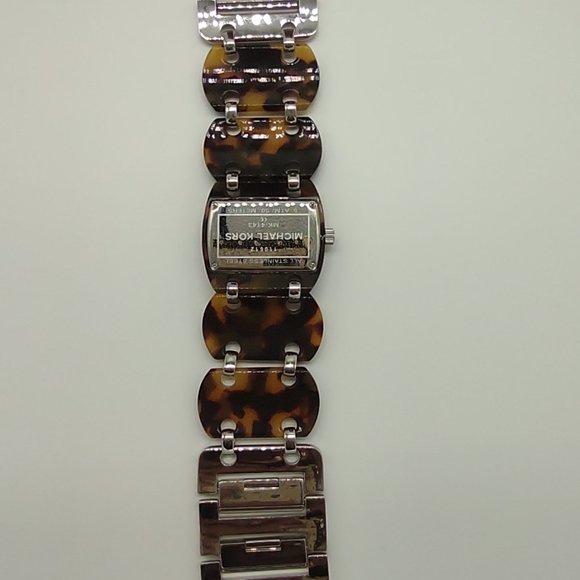 Vintage Michael Kor\'s Brown Tortoise Acetate Women\'s Watch main image 6